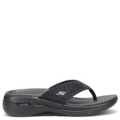 Skechers Sandals|Women's , GOwalk Arch Fit - Dazzle Sandal Black
