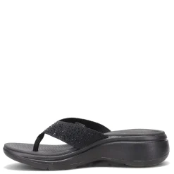 Skechers Sandals|Women's , GOwalk Arch Fit - Dazzle Sandal Black