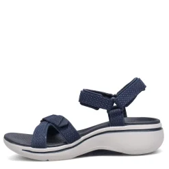 Skechers Sandals|Women's , GOwalk Arch Fit - Cruise Around Sandal - Wide Width Navy