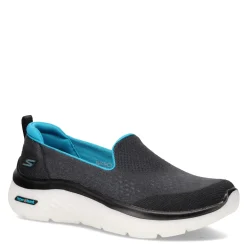 Skechers Sneakers & Athletic|Women's , GOwalk Hyper Burst - Lunar Mars Slip-On Black Turq