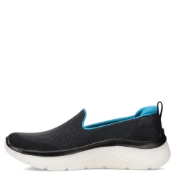 Skechers Slip-On Shoes|Women's , GOwalk Hyper Burst - Lunar Mars Slip-On Black Turq