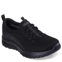 Skechers Sneakers & Athletic|Women's , Graceful - Picture Perfect Sneaker Solid Black