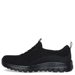 Skechers Sneakers & Athletic|Women's , Graceful - Picture Perfect Sneaker Solid Black