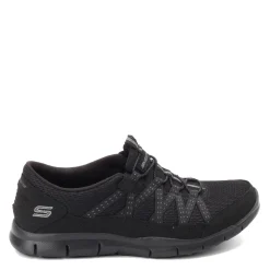Skechers Slip-On Shoes|Women's , Gratis - Strolling Sneaker Black