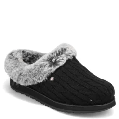 Skechers Slippers|Women's , Keepsakes - Ice Angel Slip-On - Wide Width Black