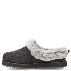 Skechers Slippers|Women's , Keepsakes - Ice Angel Slip-On Charcoal