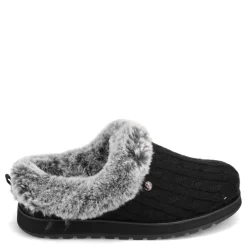 Skechers Slippers|Women's , Keepsakes - Ice Angel Slip-On Black