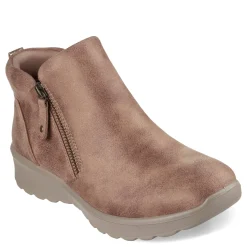 Skechers Boots|Women's , Lovely Vibe Zip Boot Mushroom