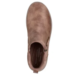 Skechers Boots|Women's , Lovely Vibe Zip Boot Mushroom