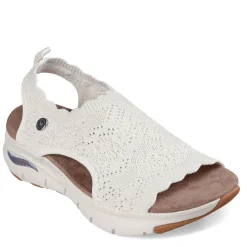 Skechers Sandals|Women's , Martha Stewart: Arch Fit - Breezy City Catch Sandal Off White