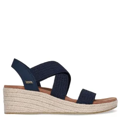 Skechers Wedges|Women's , Martha Stewart: Arch Fit Beverlee - Brentwood Sandal Navy