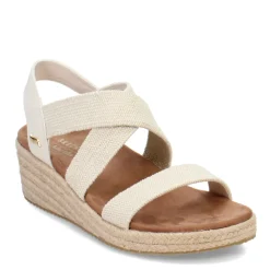 Skechers Wedges|Women's , Martha Stewart: Arch Fit Beverlee - Brentwood Sandal Off White