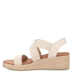 Skechers Wedges|Women's , Martha Stewart: Arch Fit Beverlee - Brentwood Sandal Off White