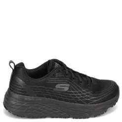 Skechers Work Sneakers & Athletic|Women's Skechers, Max Cushioning Elite SR Work Shoe - Wide Width Black