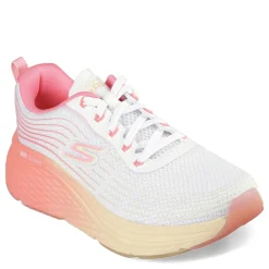 Skechers Sneakers & Athletic|Women's , Max Cushioning Elite - Speed Play Sneaker White/Pink