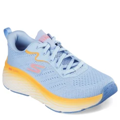 Skechers Sneakers & Athletic|Women's , Max Cushioning Elite 2.0 - Unbreakable Sneaker Blue/Orange