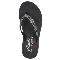 Skechers Sandals|Women's , Meditation - Floral Candy Sandal Black