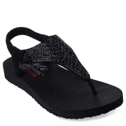 Skechers Sandals|Women's , Meditation - Rockstar Sandal Black