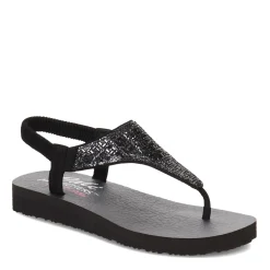 Skechers Sandals|Women's , Meditation - Sweet Rock Sandal Black