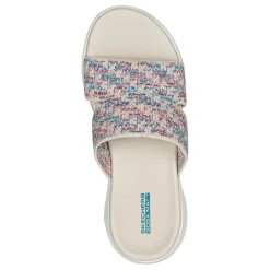 Skechers Sandals|Women's , On the GO 600 - Radiate Sandal Natural Multi