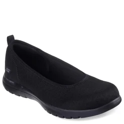 Skechers Slip-On Shoes|Women's , On-the-GO Flex - Siena Slip-On - Wide Width Solid Black