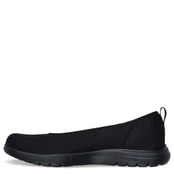 Skechers Slip-On Shoes|Women's , On-the-GO Flex - Siena Slip-On - Wide Width Solid Black