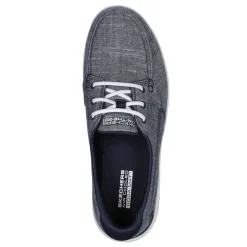 Skechers Slip-On Shoes|Women's , On-the-GO Flex - Ashore Boat Shoe Navy