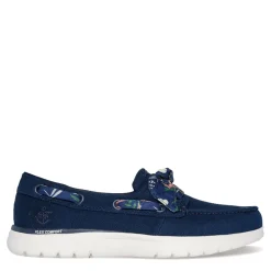 Skechers Boat Shoes|Women's , On-the-GO Flex - Seaside Daisy Slip-On Navy