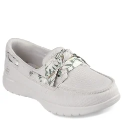 Skechers Boat Shoes|Women's , On-the-GO Flex - Seaside Daisy Slip-On Natural