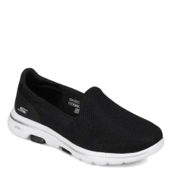 Skechers Sneakers & Athletic|Women's Performance, Go Walk 5 Slip-On Black / White