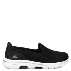 Skechers Sneakers & Athletic|Women's Performance, Go Walk 5 Slip-On Black / White