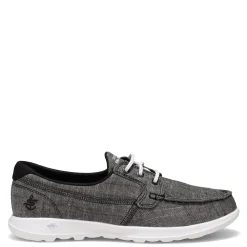 Skechers Sneakers & Athletic|Women's Performance, GOwalk Lite - Isla Boat Shoe Black White