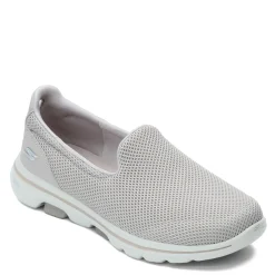 Skechers Slip-On Shoes|Women's Performance, Go Walk 5 Slip-On - Wide Width Taupe