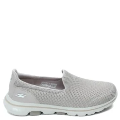 Skechers Slip-On Shoes|Women's Performance, Go Walk 5 Slip-On - Wide Width Taupe