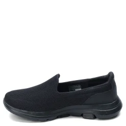 Skechers Slip-On Shoes|Women's Performance, GOwalk 5 Slip-On - Wide Width Black