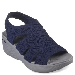 Skechers Sandals|Women's , Pier Lite - Crochet Sandal Navy