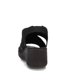 Skechers Sandals|Women's , Pier Lite - Crochet Sandal Black/Black