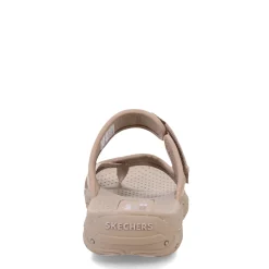 Skechers Sandals|Women's , Reggae - Cool Harbor Sandal Taupe