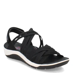 Skechers Sandals|Women's , Reggae Cup - Simply Biased Sandal Black