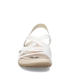 Skechers Sandals|Women's , Reggae Slim - Simply Stretch Sandal White