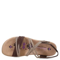 Skechers Sandals|Women's , Reggae Slim - Takes Two Sandal Chocolate