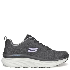 Skechers Sneakers & Athletic|Women's , Relaxed Fit: D'Lux Walker - Daily Beauty Sneaker Charcoal