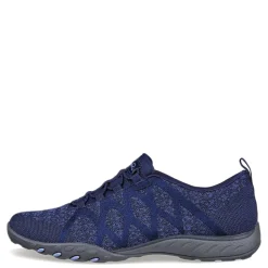 Skechers Sneakers & Athletic|Women's , Relaxed Fit: Breathe-Easy - Infi-Knity Sneaker - Wide Width Navy