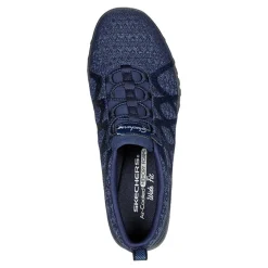 Skechers Sneakers & Athletic|Women's , Relaxed Fit: Breathe-Easy - Infi-Knity Sneaker - Wide Width Navy