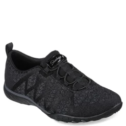 Skechers Sneakers & Athletic|Women's , Relaxed Fit: Breathe-Easy - Infi-Knity Sneaker - Wide Width Black