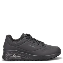 Skechers Work Sneakers & Athletic|Women's Skechers, Relaxed Fit: Uno SR Work Shoe Black