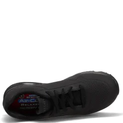 Skechers Work Sneakers & Athletic|Women's Skechers, Relaxed Fit: Uno SR Work Shoe Black
