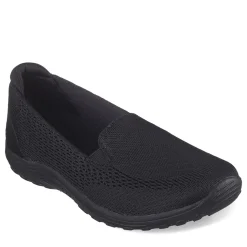 Skechers Slip-On Shoes|Women's , Relaxed Fit: Reggae Fest - Willows Vibe Slip-On - Wide Width Black/Black