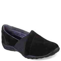Skechers Slip-On Shoes|Women's , Relaxed Fit: Breathe-Easy - Kindred Slip-On Black/Black