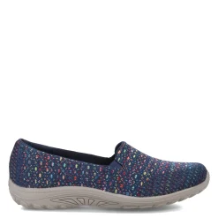 Skechers Slip-On Shoes|Women's , Relaxed Fit: Reggae Fest - Wicker Slip-On - Wide Width Navy